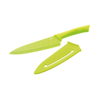 SCANPAN SPECTRUM SOFT TOUCH COOKS KNIFE W/ SHEATH 18CM - GREEN BRAND NEW SAVE