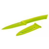 SCANPAN SPECTRUM SOFT TOUCH UTILITY KNIFE W/ SHEATH - GREEN BRAND NEW SAVE