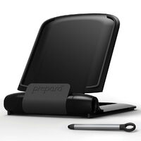 NEW PREPARA IPREP IPAD TABLET STAND AND STYLUS - BLACK * FREE POSTAGE *