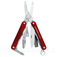 New Leatherman SQUIRT ES4 9in1 Multi Tool Electrician W/Wire Strippers - Red *AUTH AUS DEALER*