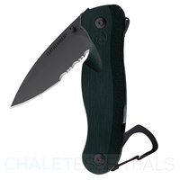 Leatherman CRATER C33LX Black Serrated Blade Pocket Folding Knife *AUTHAUSDEALER*