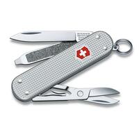 New VICTORINOX SWISS ARMY Knife Classic SD Alox SILVER Pocket Knife Multitool SAVE !