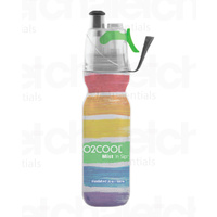 NEW 02 COOL MIST 'N' SIP 20oz 590ml DRINK BOTTLE WATERCOLOUR 02COOL O2COOL