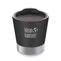 New KLEAN KANTEEN 8oz 237ml Vacuum Insulated TUMBLER SHALE BLACK BPA FREE