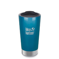 KLEAN KANTEEN 16oz 473ml Vacuum Insulated TUMBLER WINTER LAKE BPA FREE