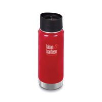 KLEAN KANTEEN 16OZ / 473ML WIDE INSULATED CAFE CAP BOTTLE - MINERAL RED
