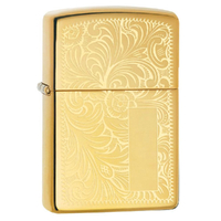 Zippo Venetian High Polished Brass Lighter