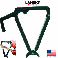 NEW LANSKEY FOLD A VEE CROCK STICK KNIFE SHARPENER COMPACT MADE IN USA