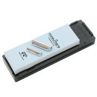 Global Minosharp Combination Whetstone 1000/220 Grit MEDIUM ROUGH Knife sharper