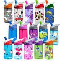 CAMELBAK KIDS EDDY .4L 400ML BPA FREE SPILL PROOF WATER BOTTLE - ASRTD COLOURS