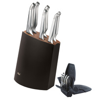 New FURI PRO ANGULAR KNIFE BLOCK SET 8 PIECE + SHARPENER 41368