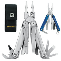 LEATHERMAN SURGE MULTITOOL + NYLON SHEATH + SQUIRT PS4 BLUE