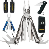 LEATHERMAN CHARGE TTI + PLUS MULTITOOL + BIT KIT + C33 CRATER + SQUIRT