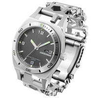 LEATHERMAN STAINLESS STEEL TREAD TEMPO WATCH TIMEPIECE GIFT BOXED