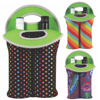 NEW AVANTI INSULATED TWIN BOTTLE TOTE | MULTI COLOURS