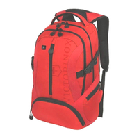 VICTORINOX TRAVEL SCOUT BACKPACK LAPTOP TABLET VX SPORT BAG - RED COLOUR