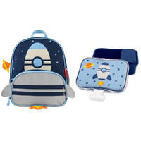 Skip Hop Spark Backpack + Lunch Box 2pc Set - Rocket