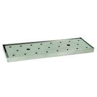 Bar Drip Tray With Insert 557 x 182 x 27mm | Stainless Steel Beer Counter Top Home Brew Drink