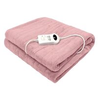 Bambury Heated Throw 120 x 160cm | Blush