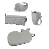 Skip Hop Moby 4 Piece Bath time Essential Kit | Grey 