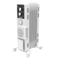 Dimplex 1.5kW Oil Column Heater w/ Timer & Turbo Fan | Arctic White OCR15TIF