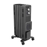 Dimplex 1.5kW Oil Free Column Heater with Thermostat & Turbo Fan | Anthracite ECR15FA