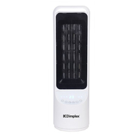 Dimplex 2kW Ceramic Heater with Electronic Controls | White / Black DHCERA20E