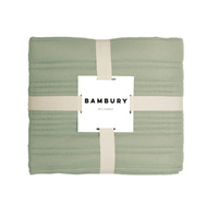 Bambury Flinders Embossed Bed Runner Sage