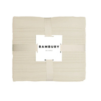 Bambury Flinders Embossed Bed Runner Pebble