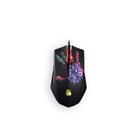 Bloody A60 Light Strike Black Wired 6200 CPI Optical Gaming Mouse