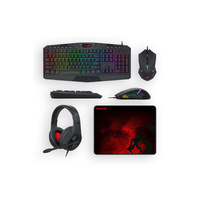Redragon S101 BA 3 4-in-1 Combo Black Gaming Peripheral Bundle