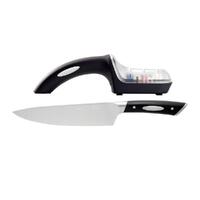 SCANPAN CLASSIC 20CM COOKS KNIFE AND 3 STEP SHARPENER SET W/ GIFT BOX RRP $149