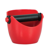 NEW AVANTI RED COFFEE KNOCK BOX ESPRESSO GRINDS WASTE TAMPER BIN 15101 SAVE