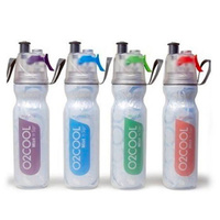 NEW 02 Cool Mist 'N Sip 18oz 530ml Water Drink Bottle Assorted Colour 02COOL O2COOL