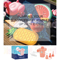 NEW SUNNYLIFE PORTABLE ELECTRIC AIR PUMP ABS FOR POOL GARDEN INFLATABLE SAVE !