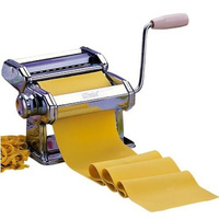 NEW D.LINE PASTA MAKING MACHINE ADJUSTABLE 180MM EXTRA WIDE CHROME 4405 SAVE