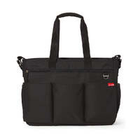 NEW SKIP HOP DUO SIGNATURE NAPPY DIAPER BABY BAG W/ CHANGING PAD - BLACK SKIPHOP SH200300 SAVE