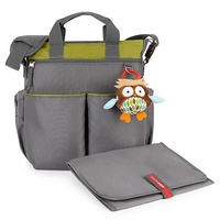 NEW SKIP HOP DUO SIGNATURE NAPPY DIAPER BABY BAG W/ CHANGING PAD - LIME SKIPHOP SH200304 SAVE !
