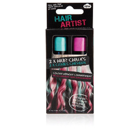 HAIR CHALK PINK AND GREEN "FREE POSTAGE" NP6193