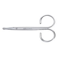 SWISS MADE VICTORINOX RUBIS NOSE EAR SCISSORS STAINLESS 8.1665.09
