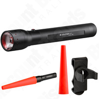 NEW LED LENSER P17 FLASHLIGHT TORCH 1000 LUMENS + CLIP + SIGNAL CONE