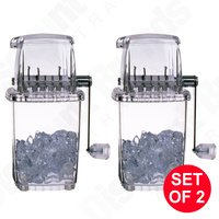 2 x CRUSH YOUR ICE CRUSHER Crush Shaver Maker Smasher Blender Cocktail BNIB