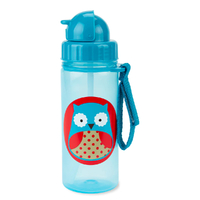 ZOO BPA FREE STRAW DRINK BOTTLE  - OWL SKIPHOP *AUS STOCK GENUINE & AUTHENTIC*