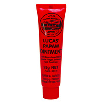 25g LUCAS PAPAW OINTMENT PAW PAW CREAM CRACKED LIPS NAPPY RASH