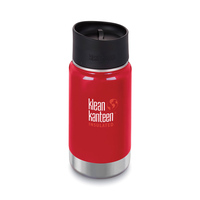 New KLEAN KANTEEN Insulated Wide 12oz 355ml MINERAL RED BPA Free Water Bottle