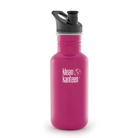 KLEAN KANTEEN ORIGINAL CLASSIC 18oz 532ml DRAGON FRUIT PINK BPA FREE WATER BOTTLE