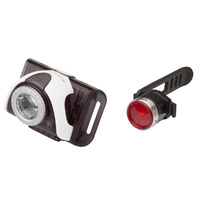 LED LENSER SEO B3 & B2R BIKE LED LIGHT CYCLING 100 LUMEN LAMP - WHITE & RED ZL9