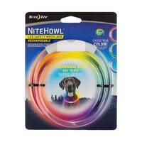 Nite Ize NiteHowl LED Safety Necklace Disc-O-Select Rechargeable Dog Collar