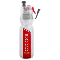 NEW 02 Cool Mist 'N Sip 18oz 530ml Arctic Squeeze Water Drink Bottle RED 02COOL O2COOL
