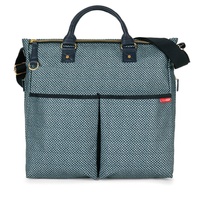 SKIP HOP DUO SPECIAL EDITION NAPPY BABY BAG W/ CHANGING MAT BLUE PINPOINT STRIPE SH200309